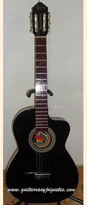Guitarra económica modelo GTE con curva de Paracho Vista 1